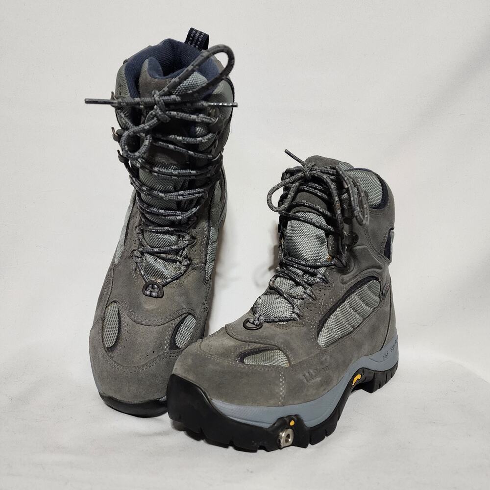 LL Bean Tek 2.5 Hiking Boots Grey Men's Size 7 Weatherproof Traction